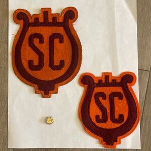 Official USC Trojan band patches and pin